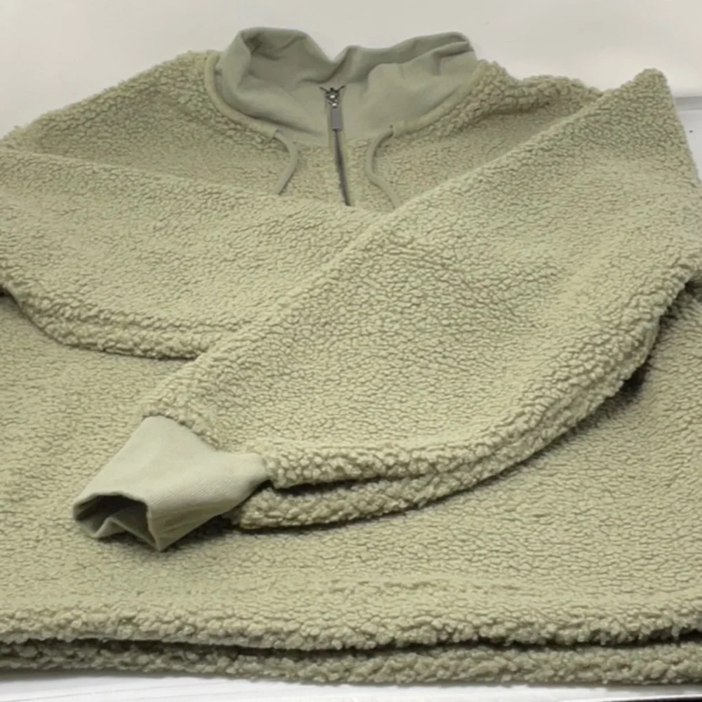 Women’s thick  fleece pullover 1/4 zip top, size XL - Picture 6 of 7